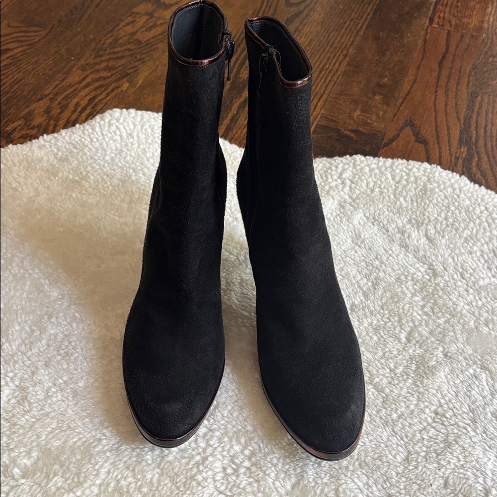 Stuart Weitzman Black Heeled Boots